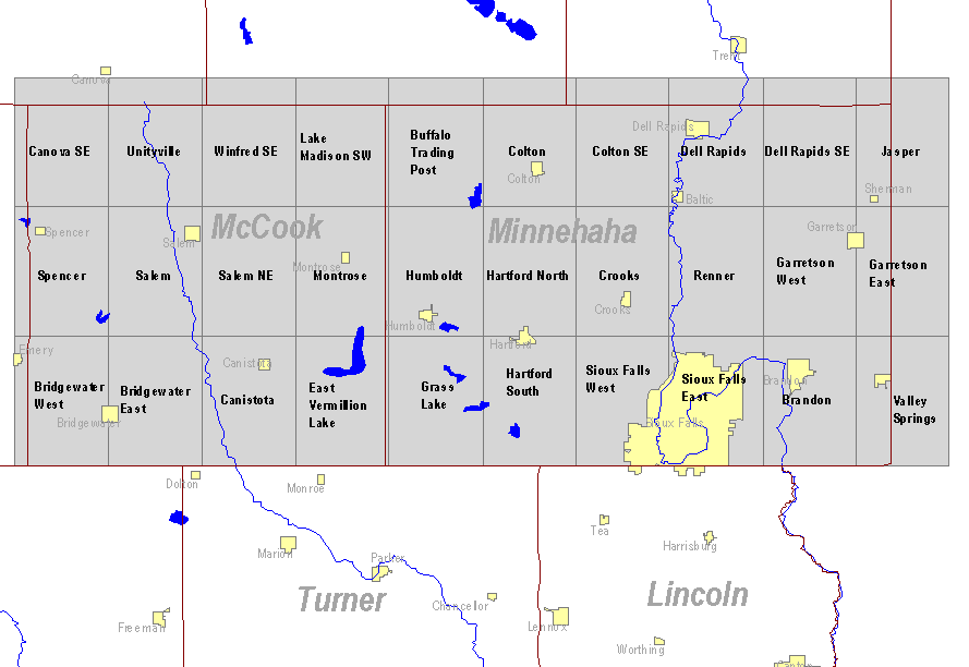 McCook and Minnehaha Counties
