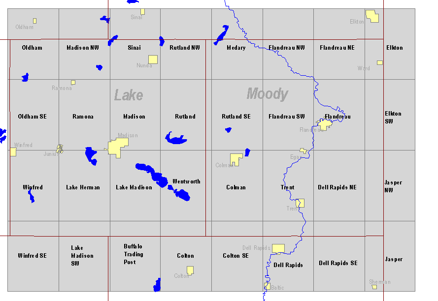 Lake and Moody Counties