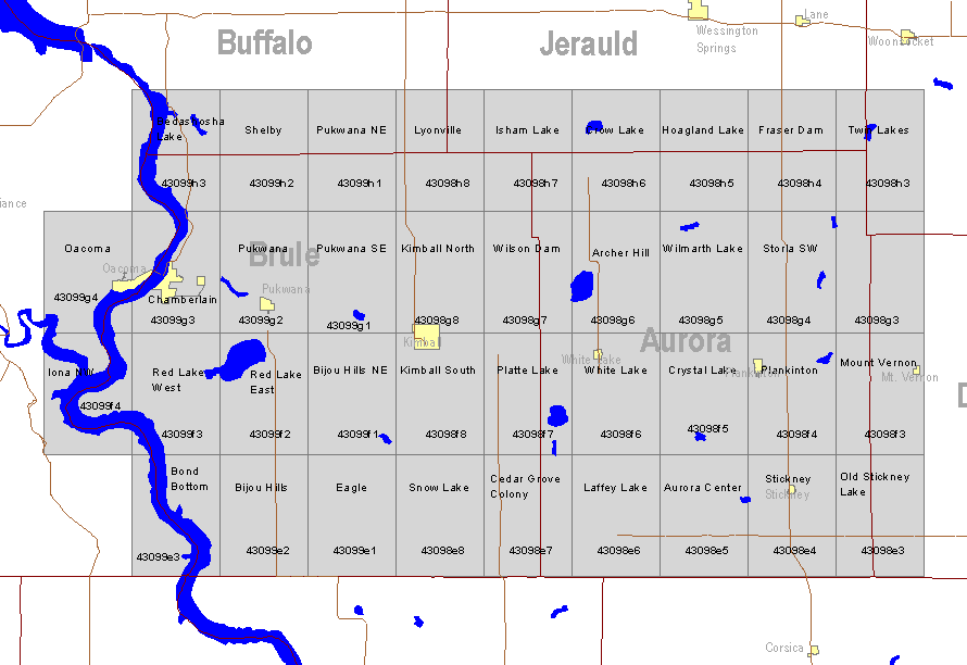 Aurora and Brule Counties