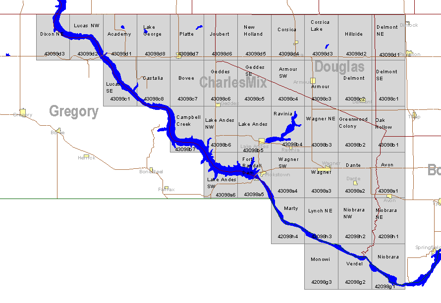 CharlesMix and Douglas Counties