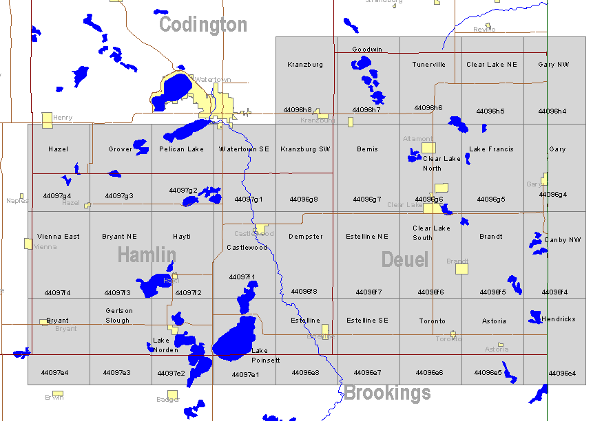 Hamlin and Deuel Counties