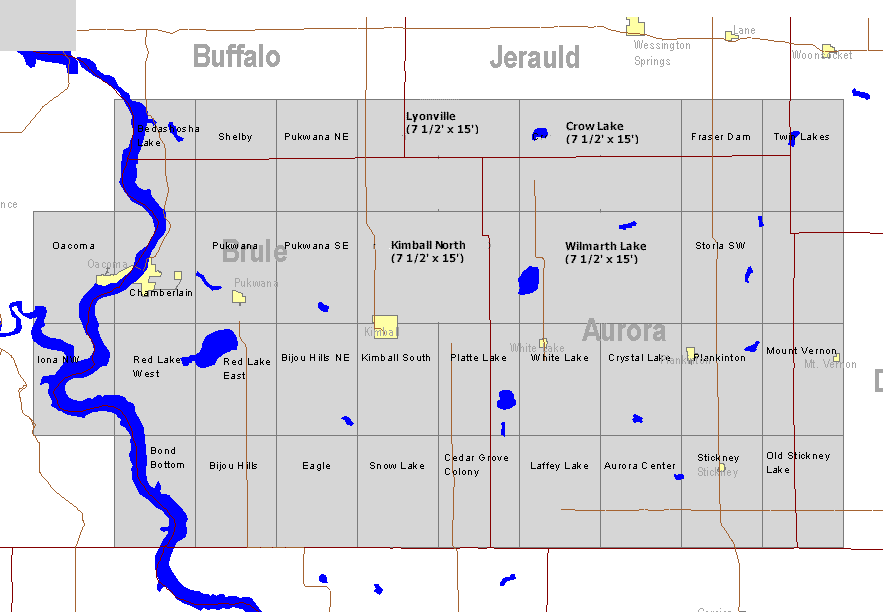 Aurora and Brule Counties