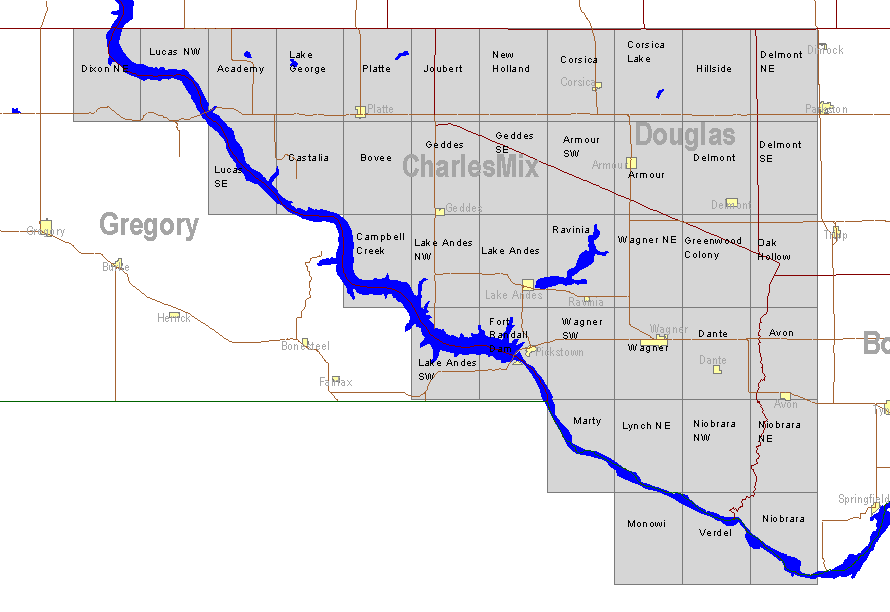 CharlesMix and Douglas Counties