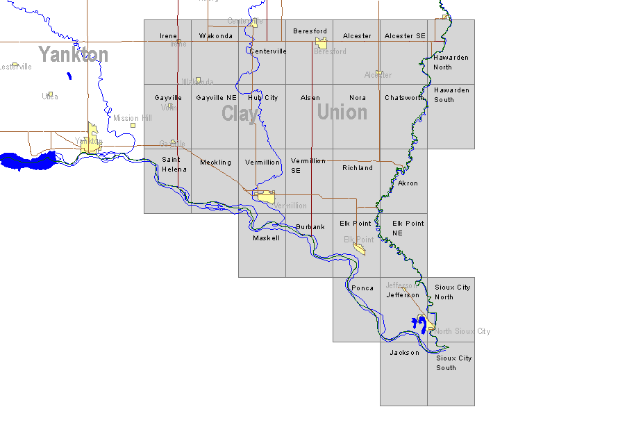 Clay and Union Counties