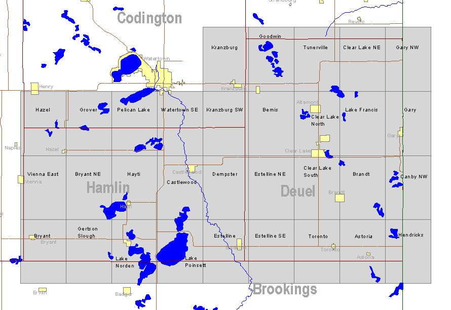 Hamlin and Deuel Counties