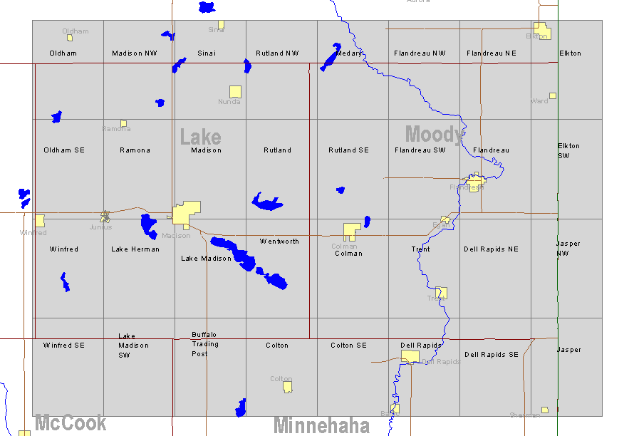 Lake and Moody Counties