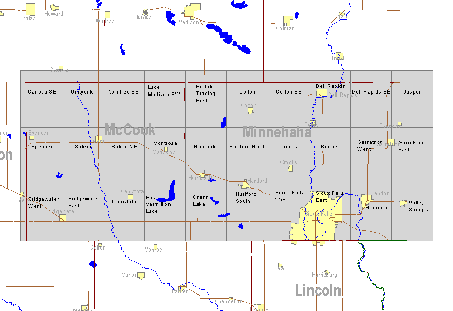 McCook and Minnehaha Counties