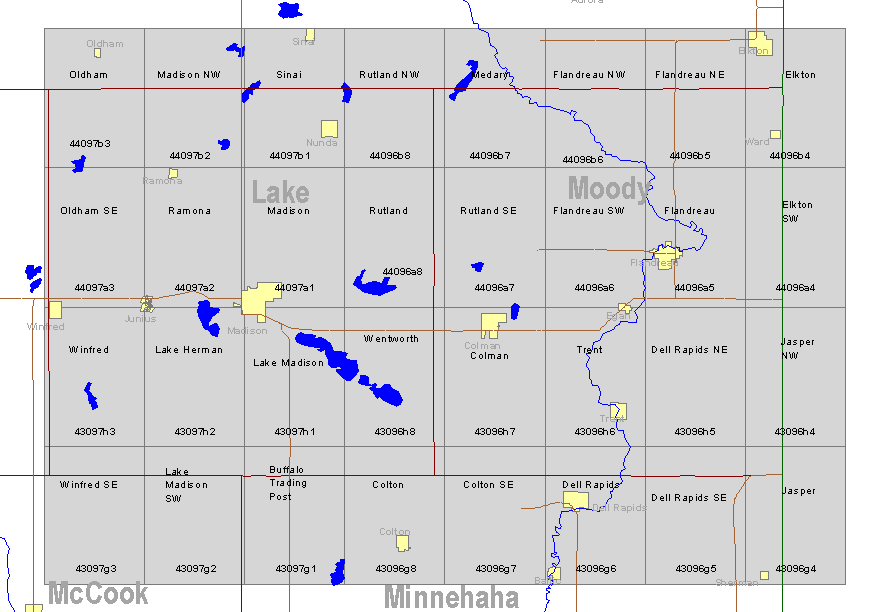 Lake and Moody Counties