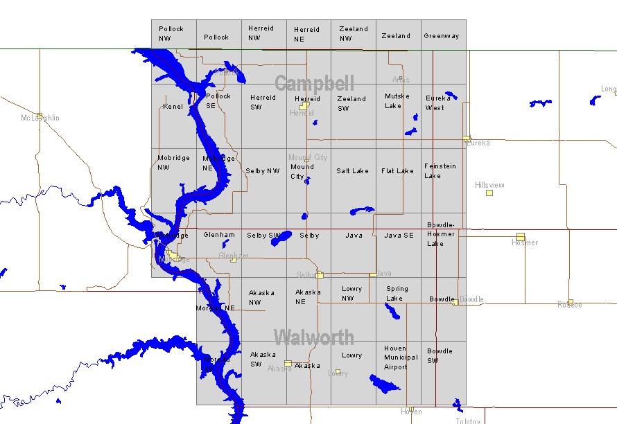 Cambell and Walworth Counties