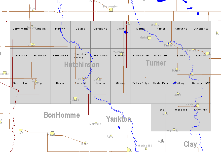 Hutchinson and Turner Counties